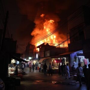 Hyderabad Dewan Devdi Market Fire